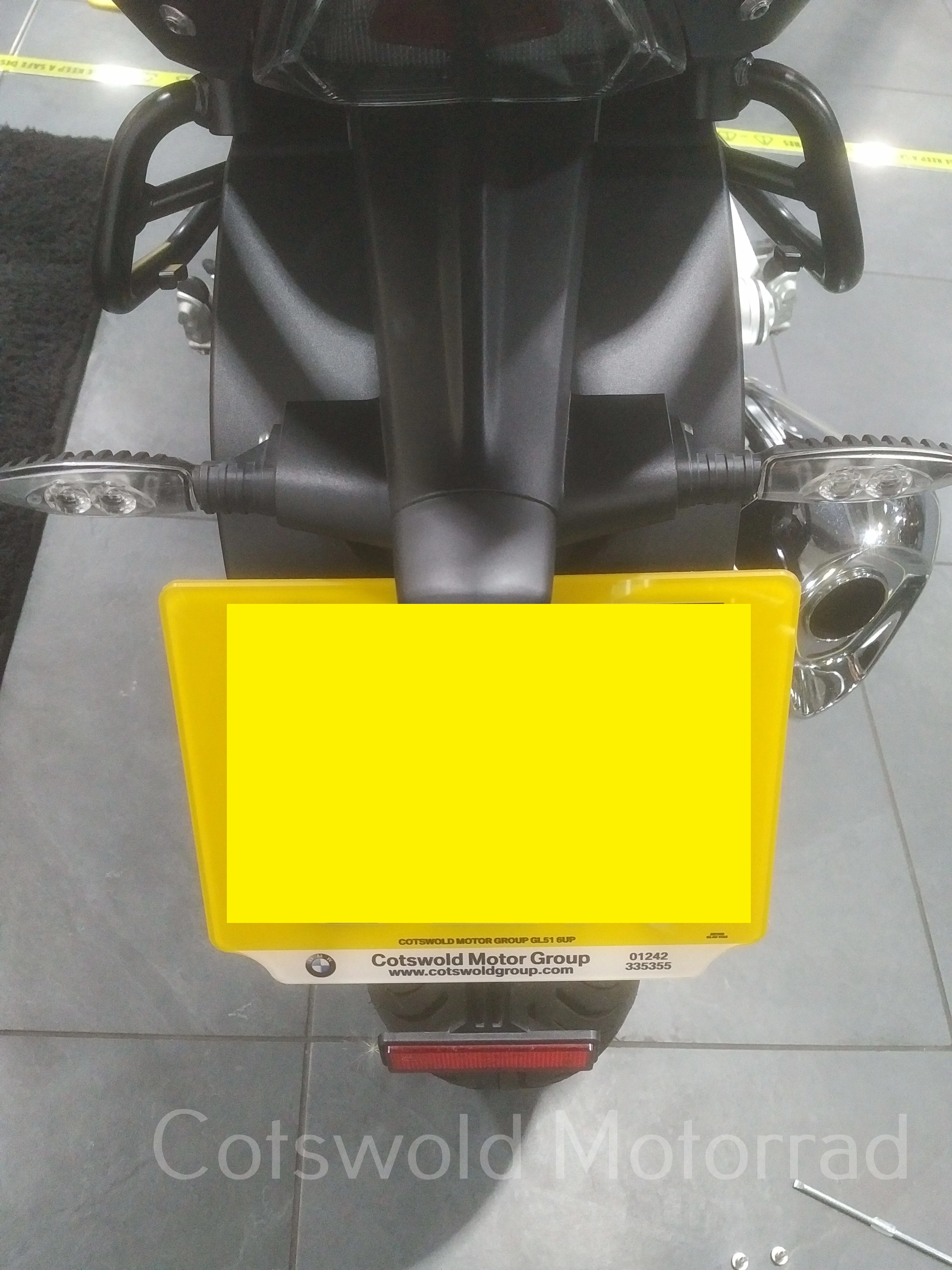 BMW Motorrad Rear Mudguard Extension - Image 3